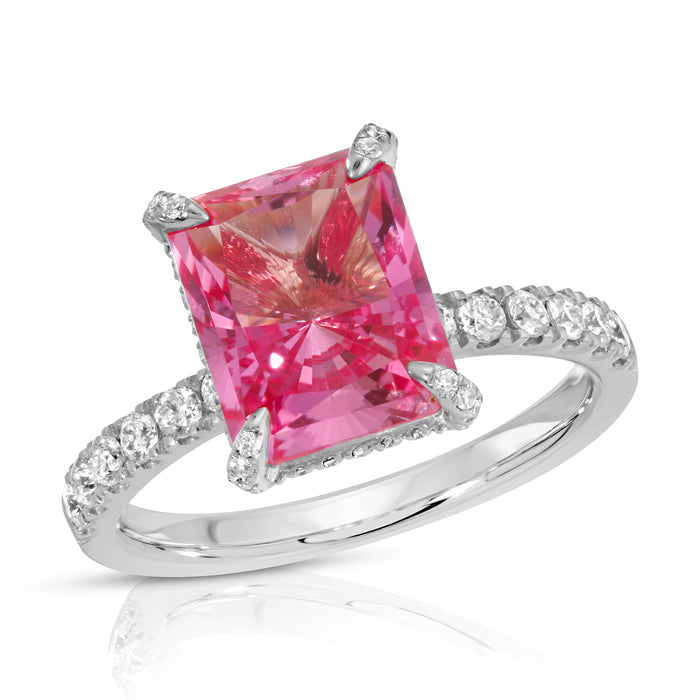 Seraphine | Cultured Pink Sapphire Ring